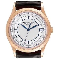 Patek Philippe Calatrava 18k Rose Gold Automatic Mens Watch 5296