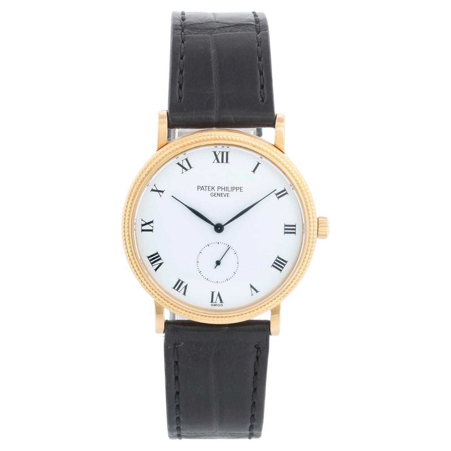 Patek Philippe Calatrava 18k Rose Gold Men's Manual Winding Watch  3919 R (or 39 For Sale