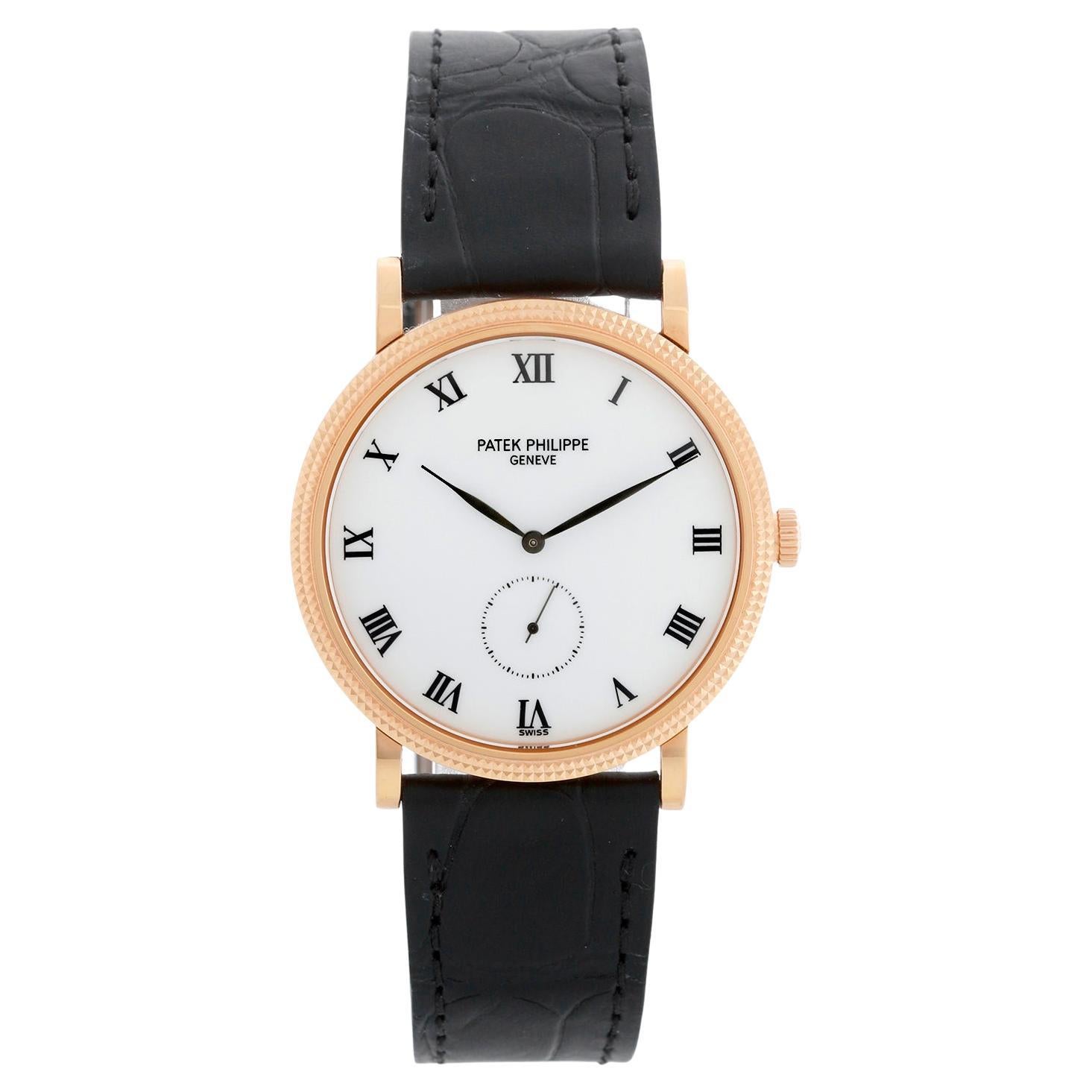 Patek Philippe Calatrava 18k Rose Gold Men's Manual Winding Watch  3919 R (or 39