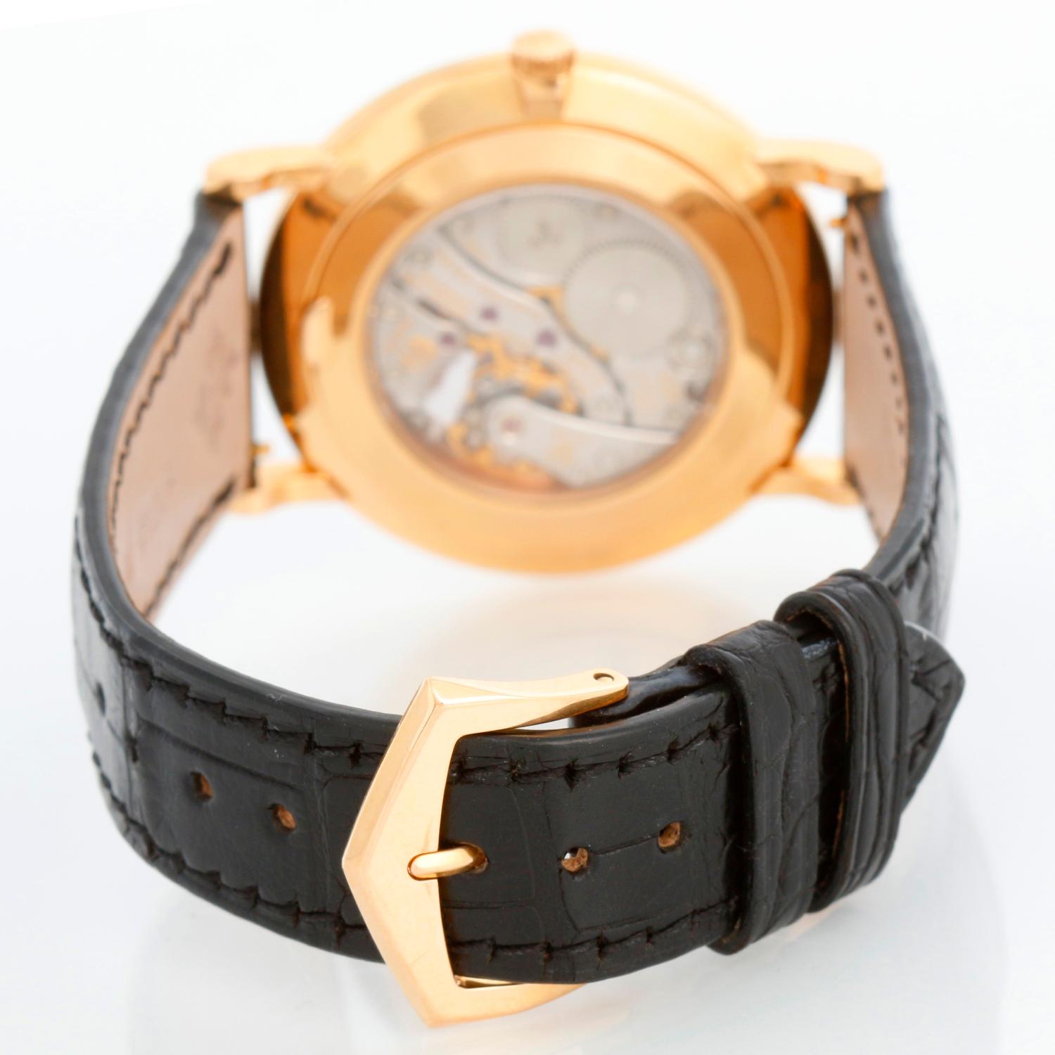 Patek Philippe Calatrava 18k Rose Gold Men's Watch 5119-R 'or 5119R' Excellent état à Dallas, TX