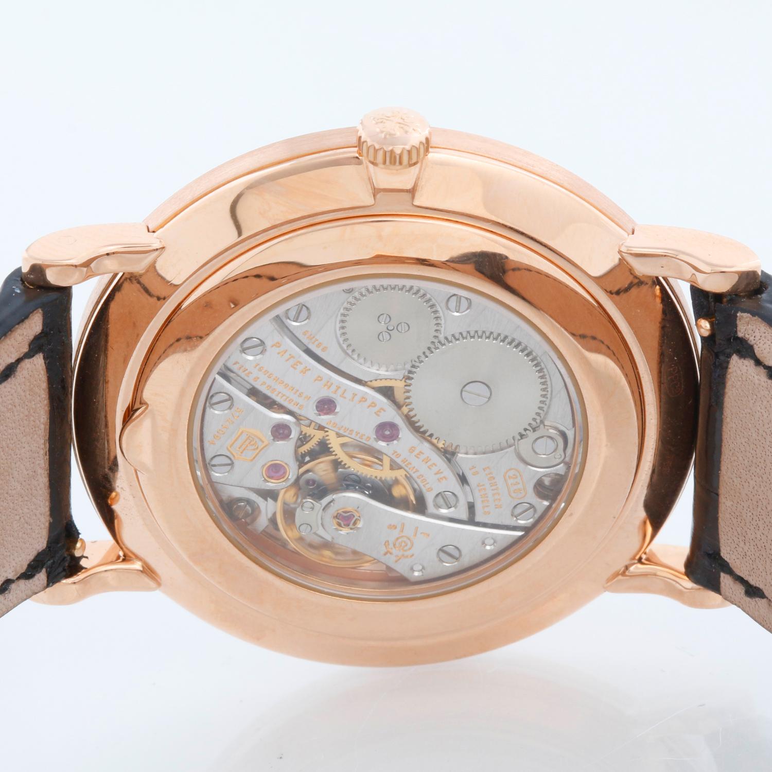 Patek Philippe Calatrava 18k Rose Gold Men's Watch  5119-R (or 5119R) 2