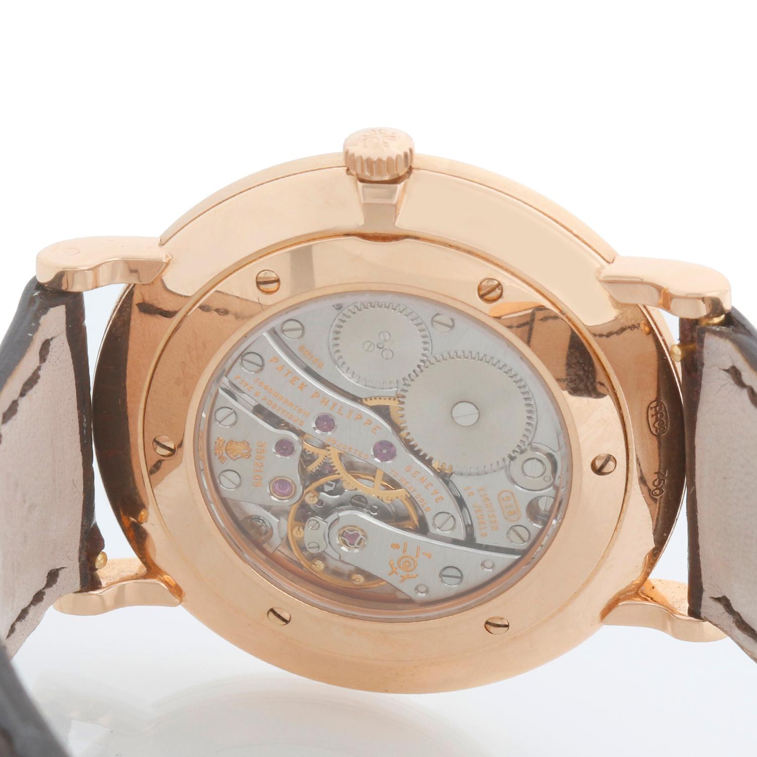 Reloj de caballero Patek Philippe Calatrava de oro rosa de 18 quilates 5119-R (o 5119R) en venta 2