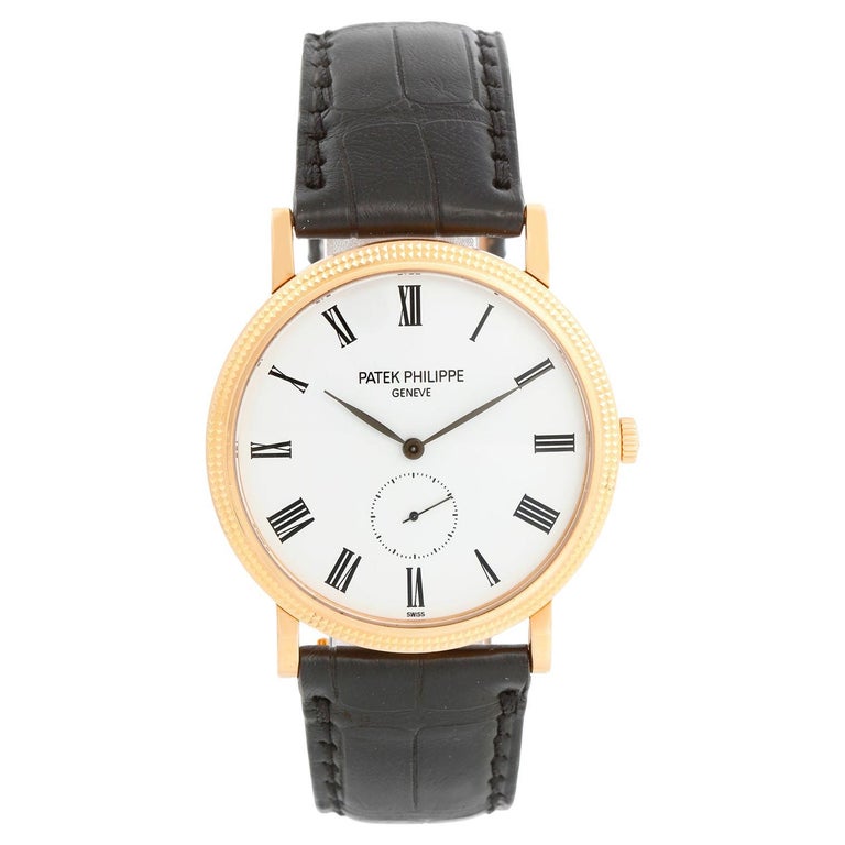 Patek Philippe Calatrava 18k Rose Gold Men's Watch 5119-R 'or 5119R ...