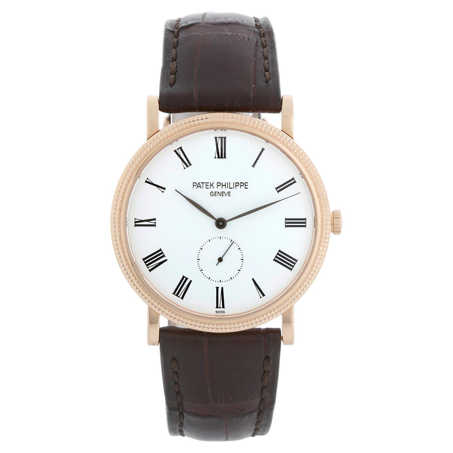 Reloj de caballero Patek Philippe Calatrava de oro rosa de 18 quilates 5119-R (o 5119R) en venta