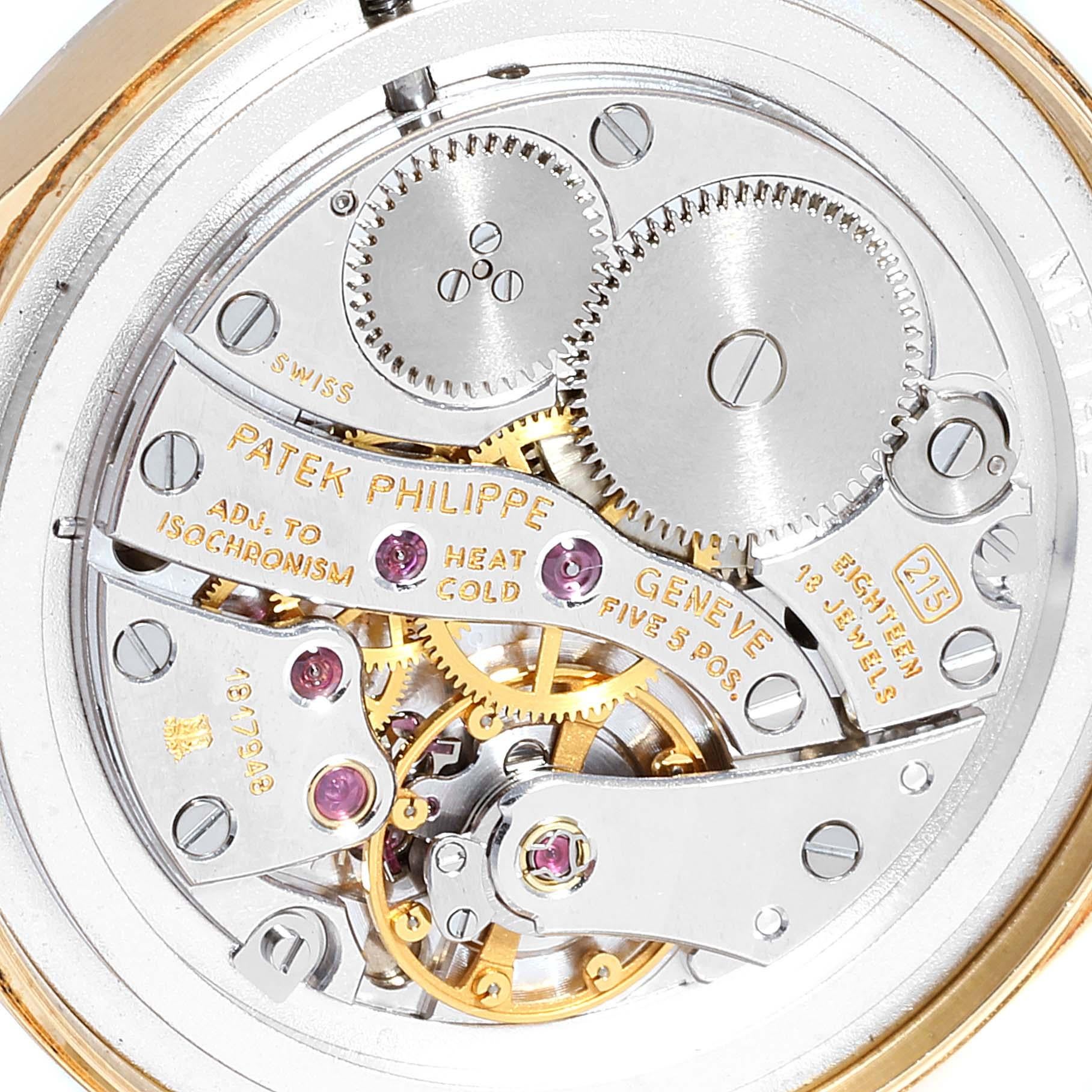Patek Philippe Calatrava 18 Karat Rose Gold Vintage Watch 3796 For Sale 3