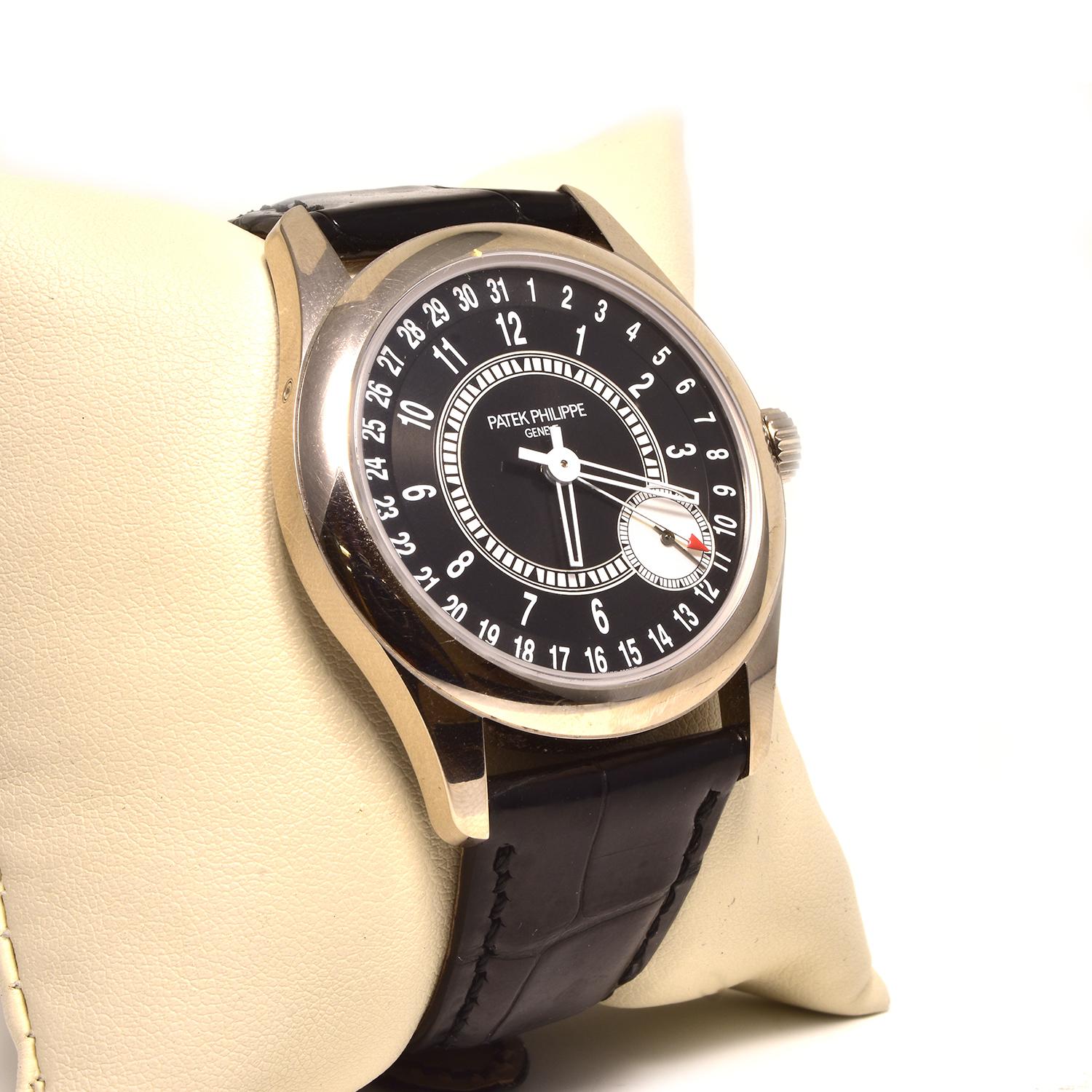 Patek Philippe Calatrava 18 Karat White Gold 6006G-001 1