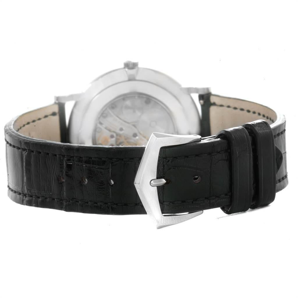 Patek Philippe Calatrava 18 Karat White Gold Automatic Men's Watch 5119 For Sale 3
