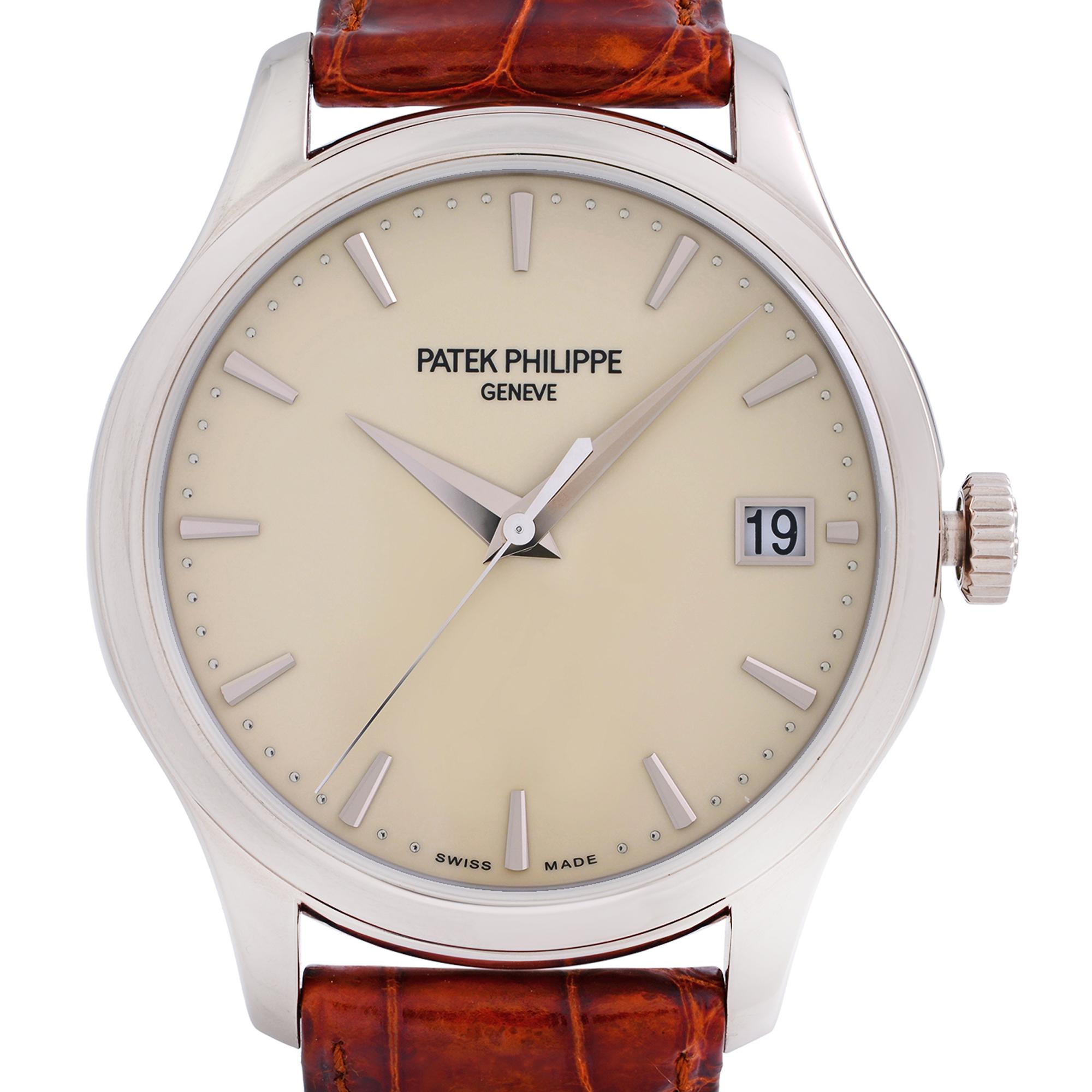 Pre-owned Excellent Condition. Minor Wear Sign-on inner side of the band. Comes with a manufacturer's box and papers. Backed by a 1-year warranty provided by Chronostore.
Details:
MSRP 37850
Brand Patek Philippe
Color Gold
Department  Men
Model