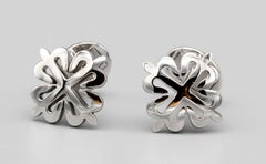 Patek Philippe Calatrava 18k White Gold Cross Cufflinks