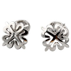Patek Philippe Calatrava 18k White Gold Cross Cufflinks