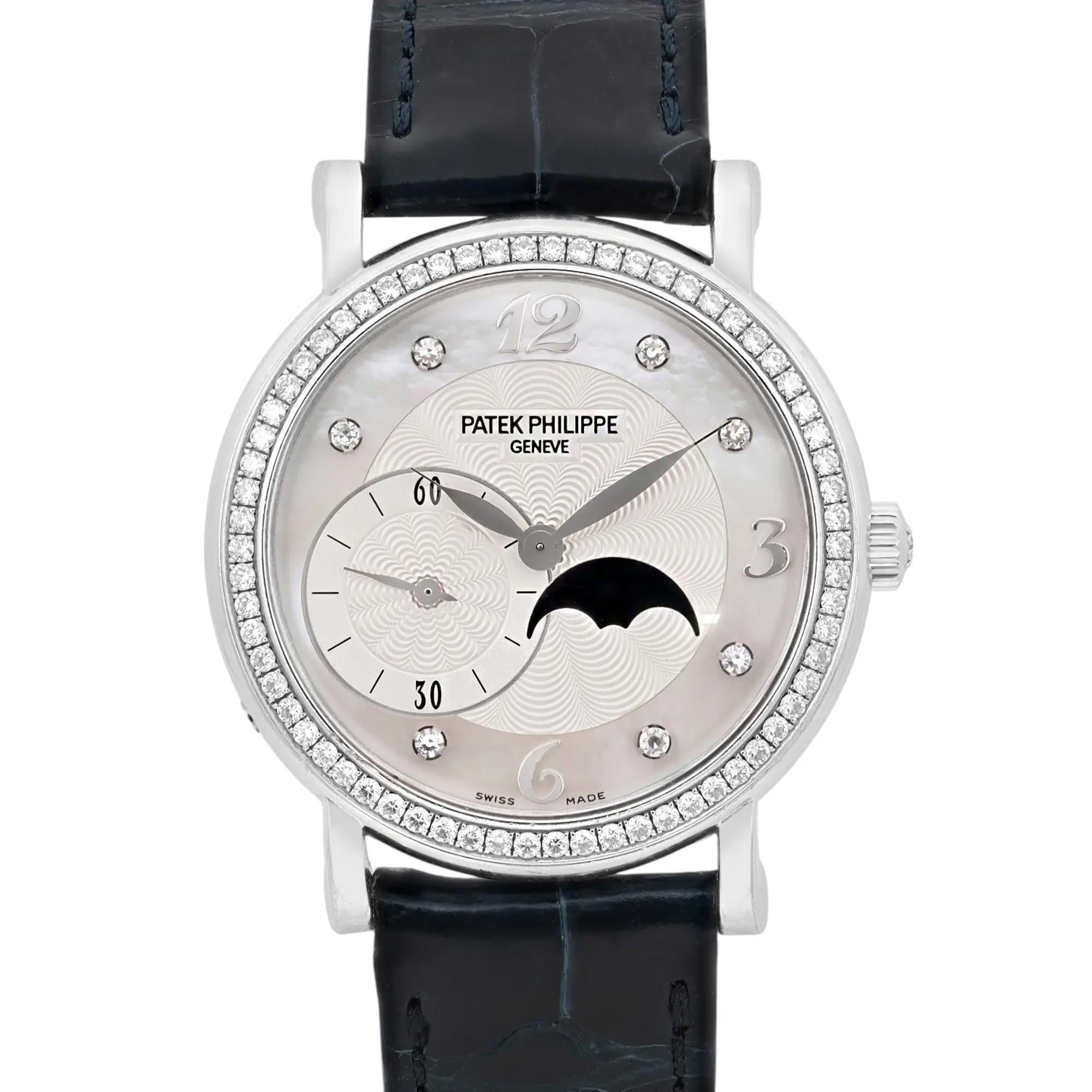 Viene fornito con custodia da viaggio e carta Patek. Lucidatura gratuita su richiesta. L'orologio è completamente revisionato e testato per verificare l'impermeabilità, la calibrazione del movimento e la precisione dell'ora. Presenta leggeri segni