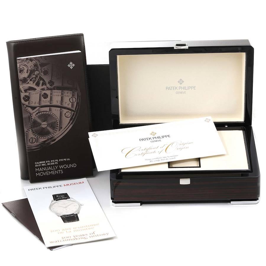 Patek Philippe Calatrava 18k White Gold Mechanical Mens Watch 5196 Unworn For Sale 4