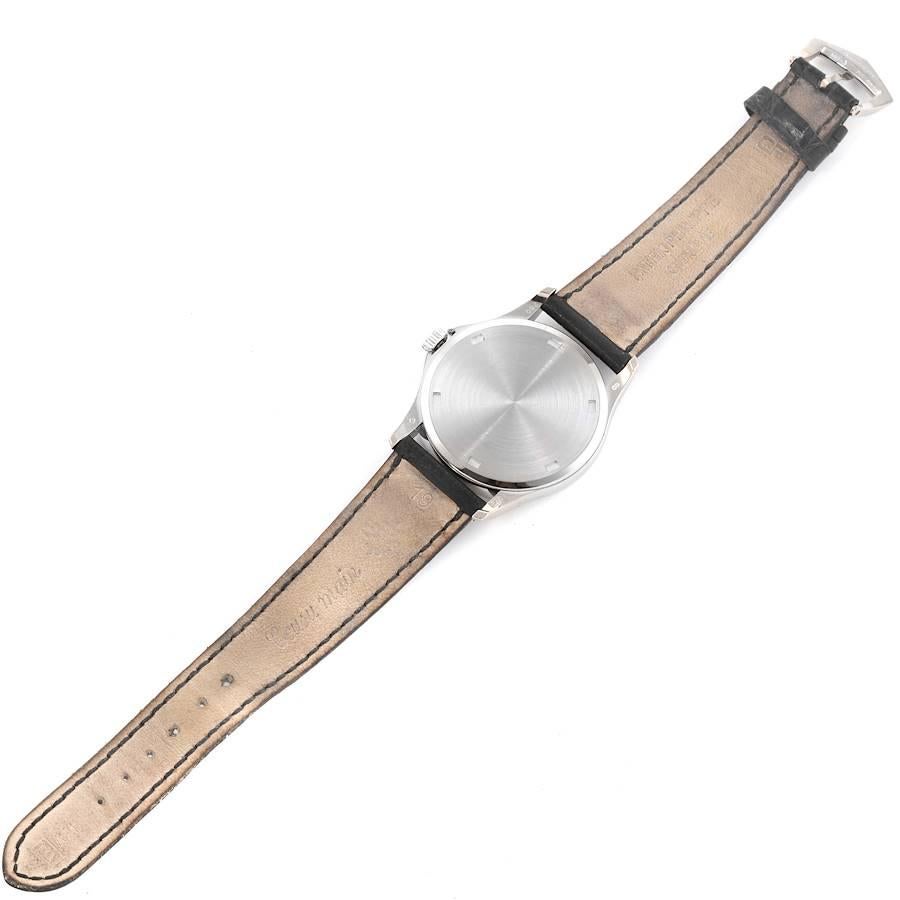 Patek Philippe Calatrava 18K White Gold White Dial Mens Watch 5115 3