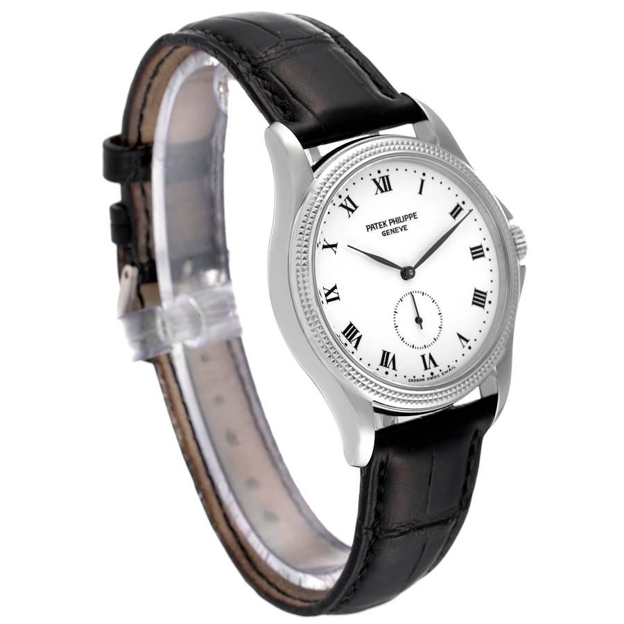 patek philippe calatrava white gold