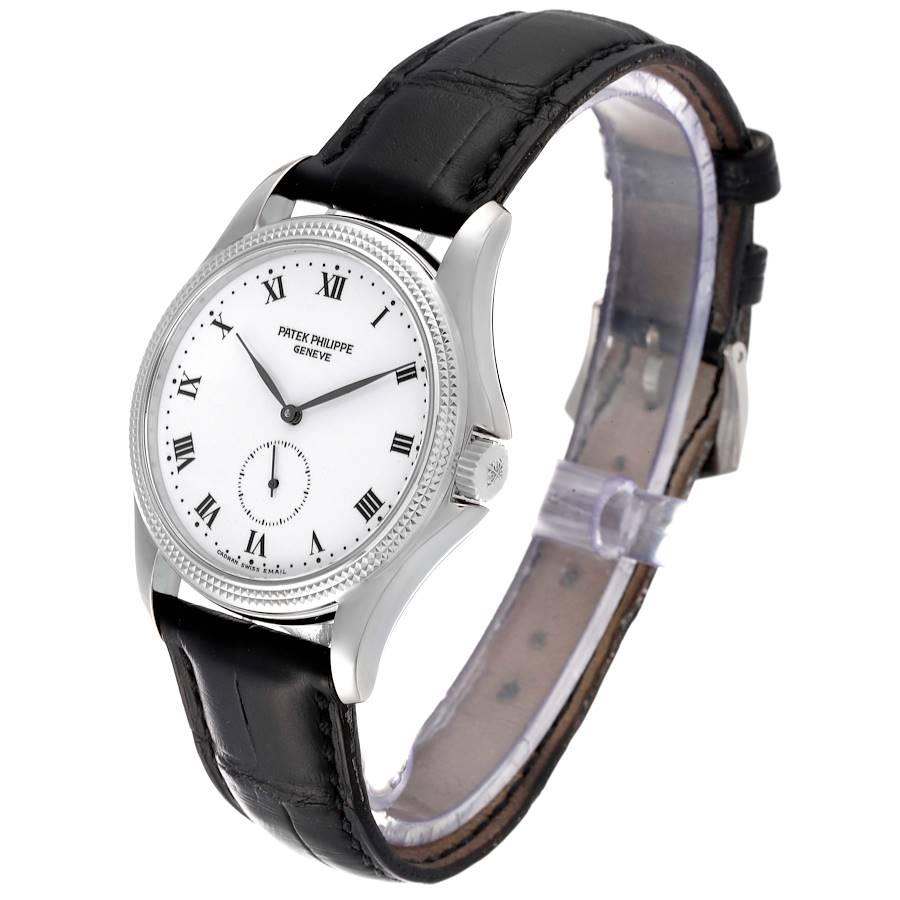 patek philippe calatrava white dial