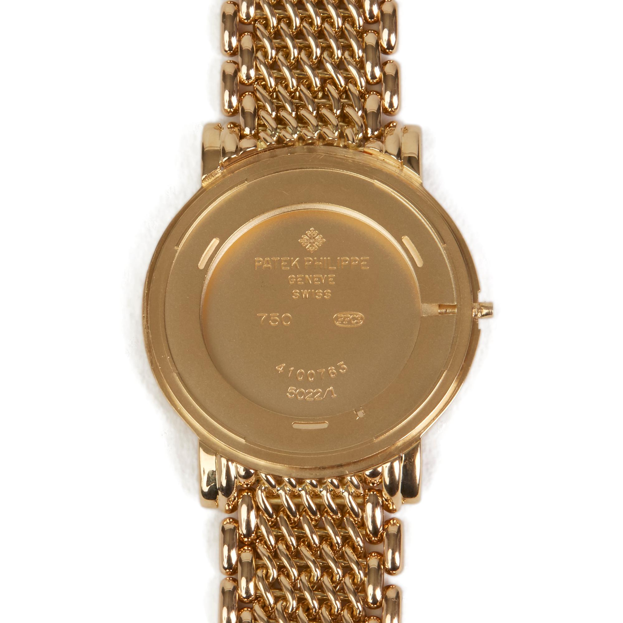 Patek Philippe Calatrava 18K Yellow Gold 5522/1 Wristwatch 2