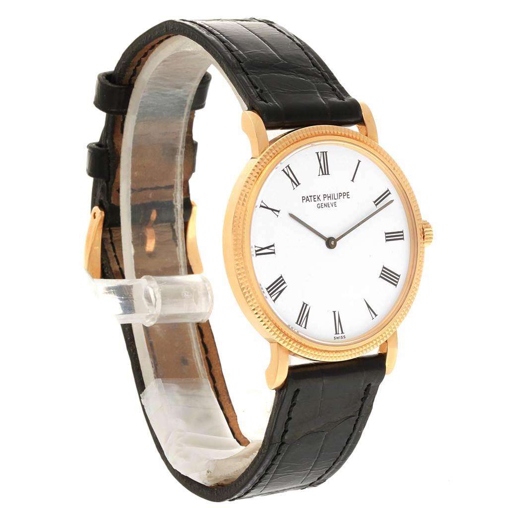 Patek Philippe Calatrava 18 Karat Yellow Gold Automatic Men's Watch 5120 For Sale 1