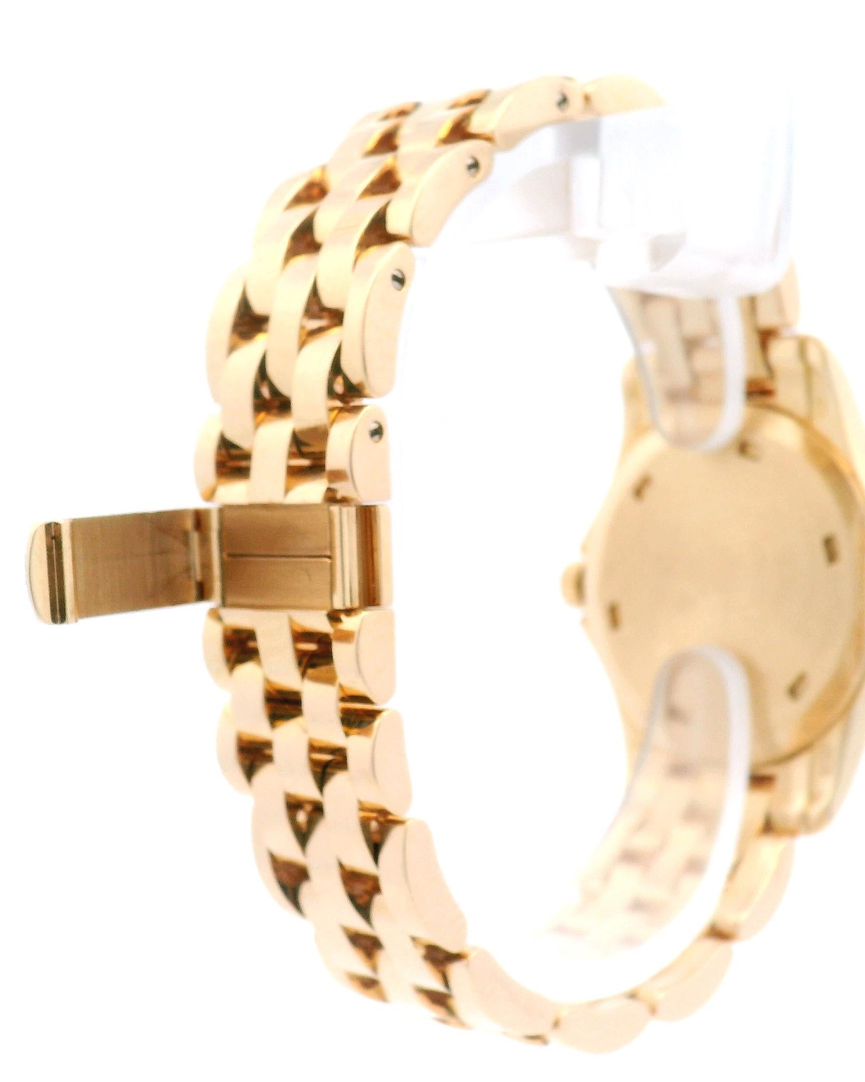 Women's or Men's Patek Philippe Calatrava 18k Yellow Gold Diamond Ladies Watch 4906-101J