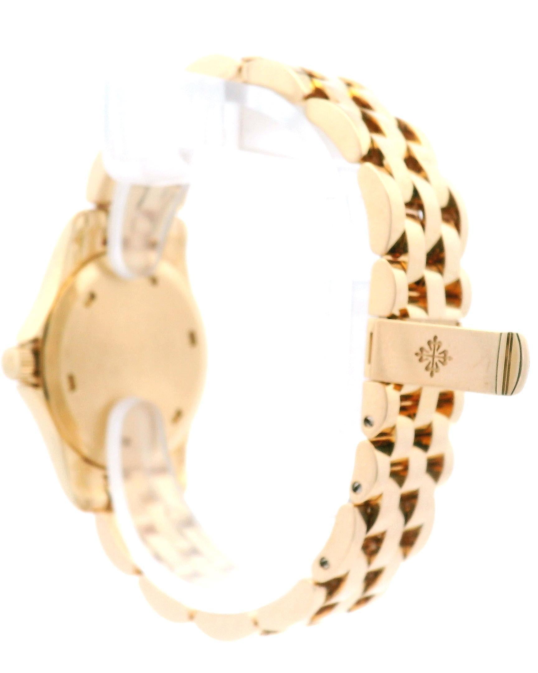 Patek Philippe Calatrava 18k Yellow Gold Diamond Ladies Watch 4906-101J 1