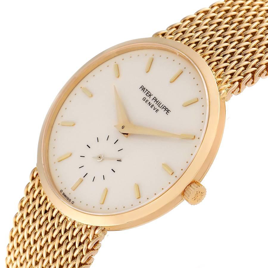 patek philippe yellow dial