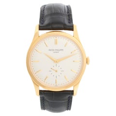 18 Karat Gelbgold Herren''s von Patek Philippe Calatrava  5196J