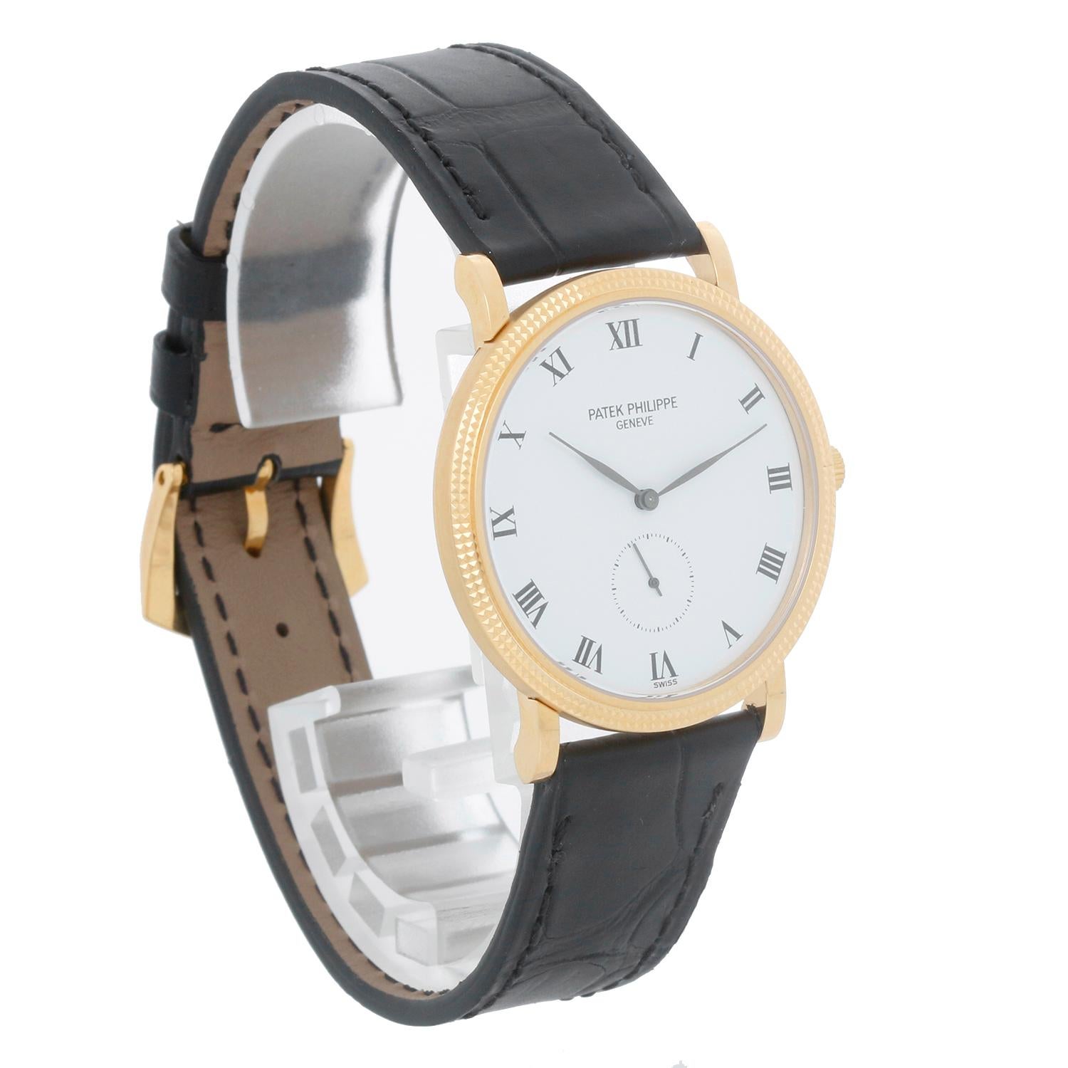 Patek Philippe Calatrava 18k Yellow Gold Men's Manual Winding Watch  3919 J(or 3 1