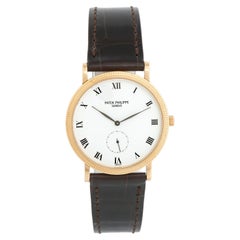 Patek Philippe Calatrava Montre pour hommes en or jaune 18 carats à remontage manuel  3919 J(ou 3