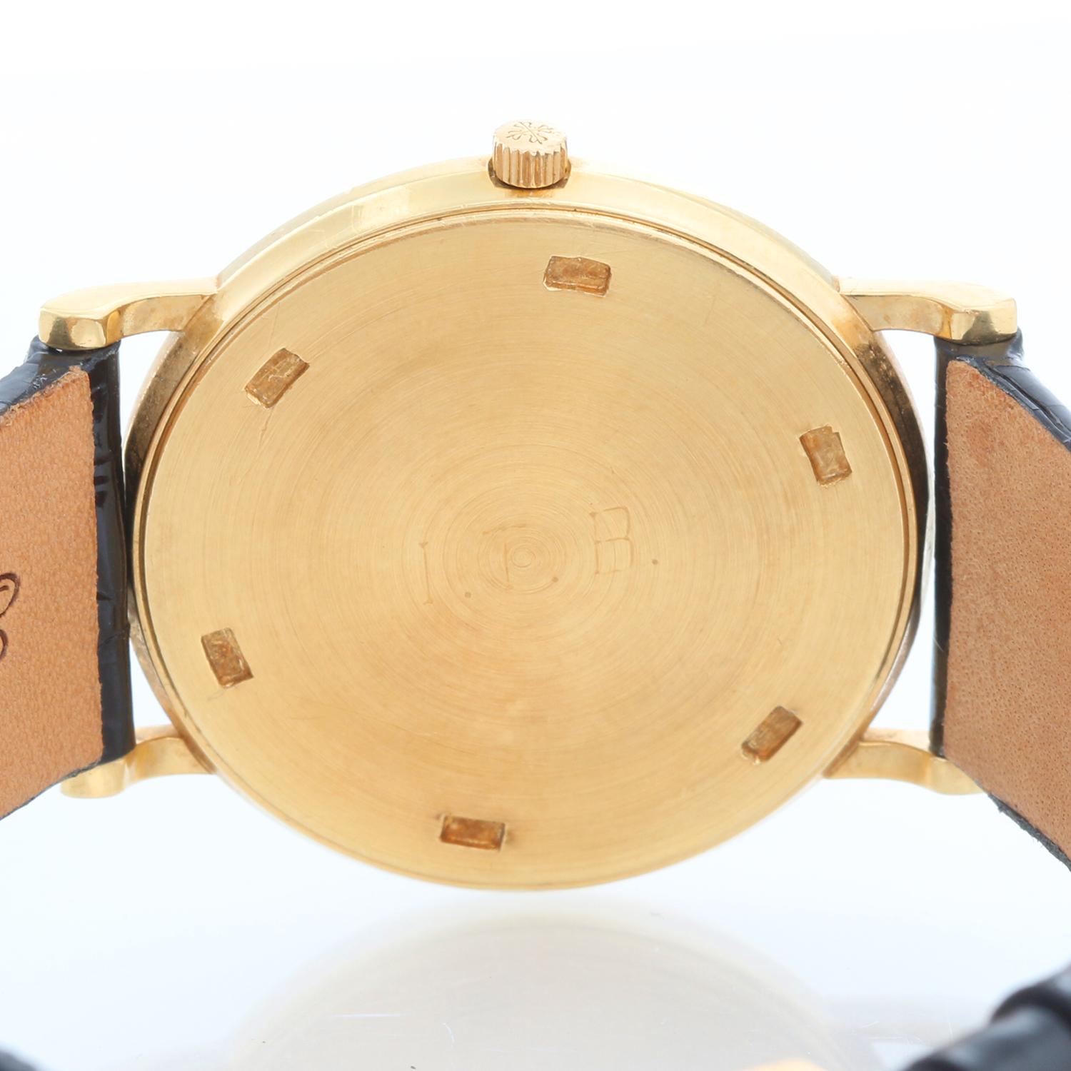 Patek Philippe Calatrava 18k Yellow Gold Men's Watch 3520 1