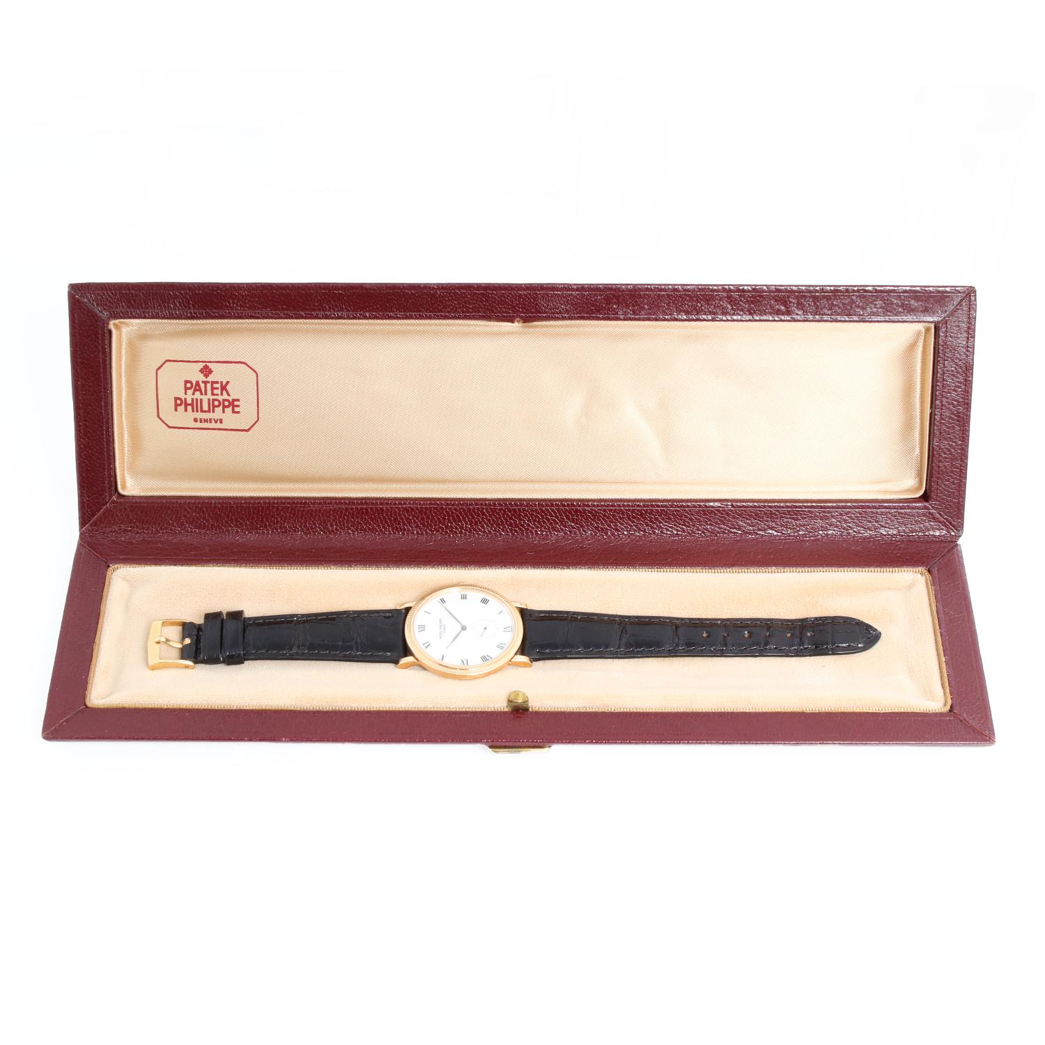 Patek Philippe Calatrava 18k Yellow Gold Men's Watch 3919 2