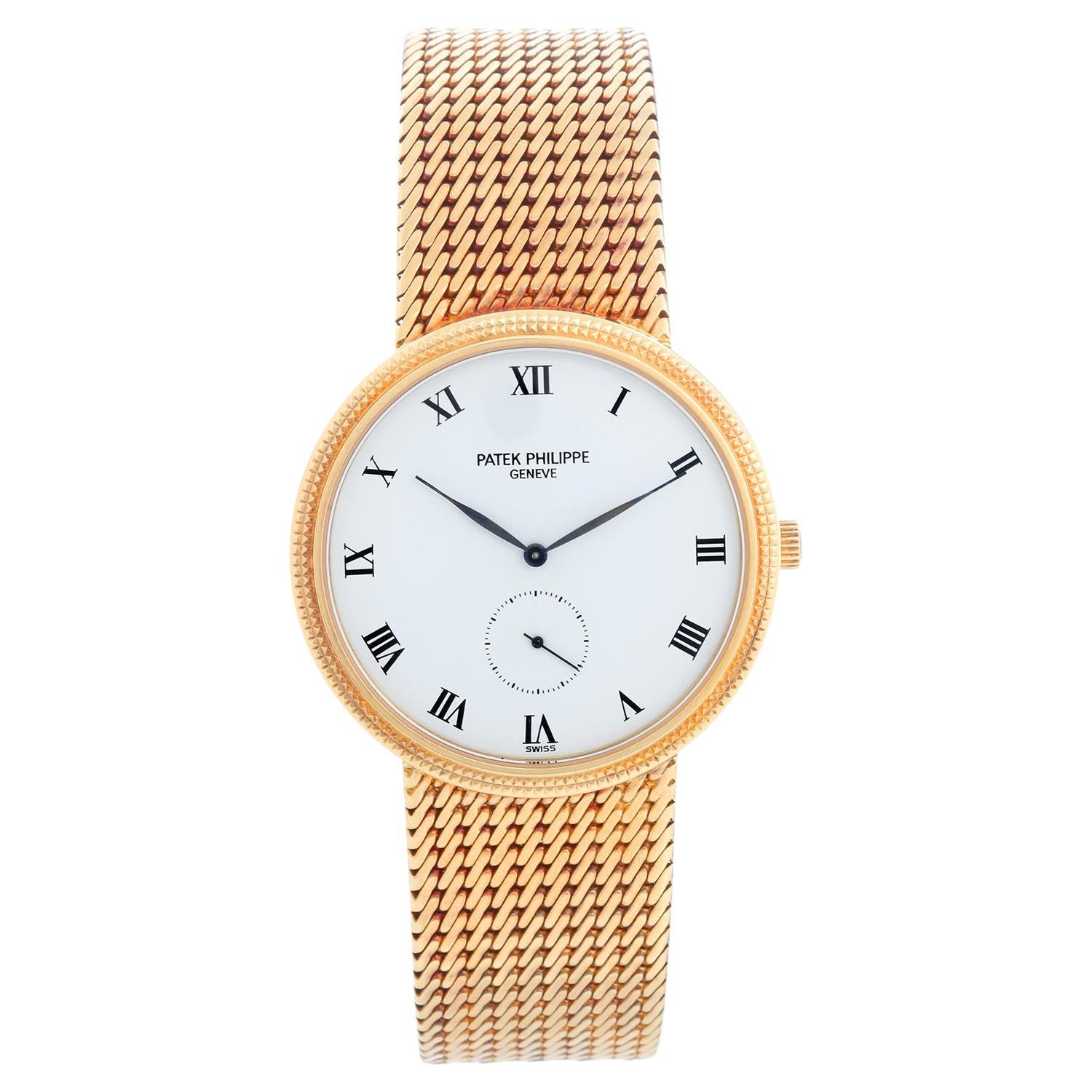 Patek Philippe Calatrava 18k Yellow Gold Men
s Watch 3919