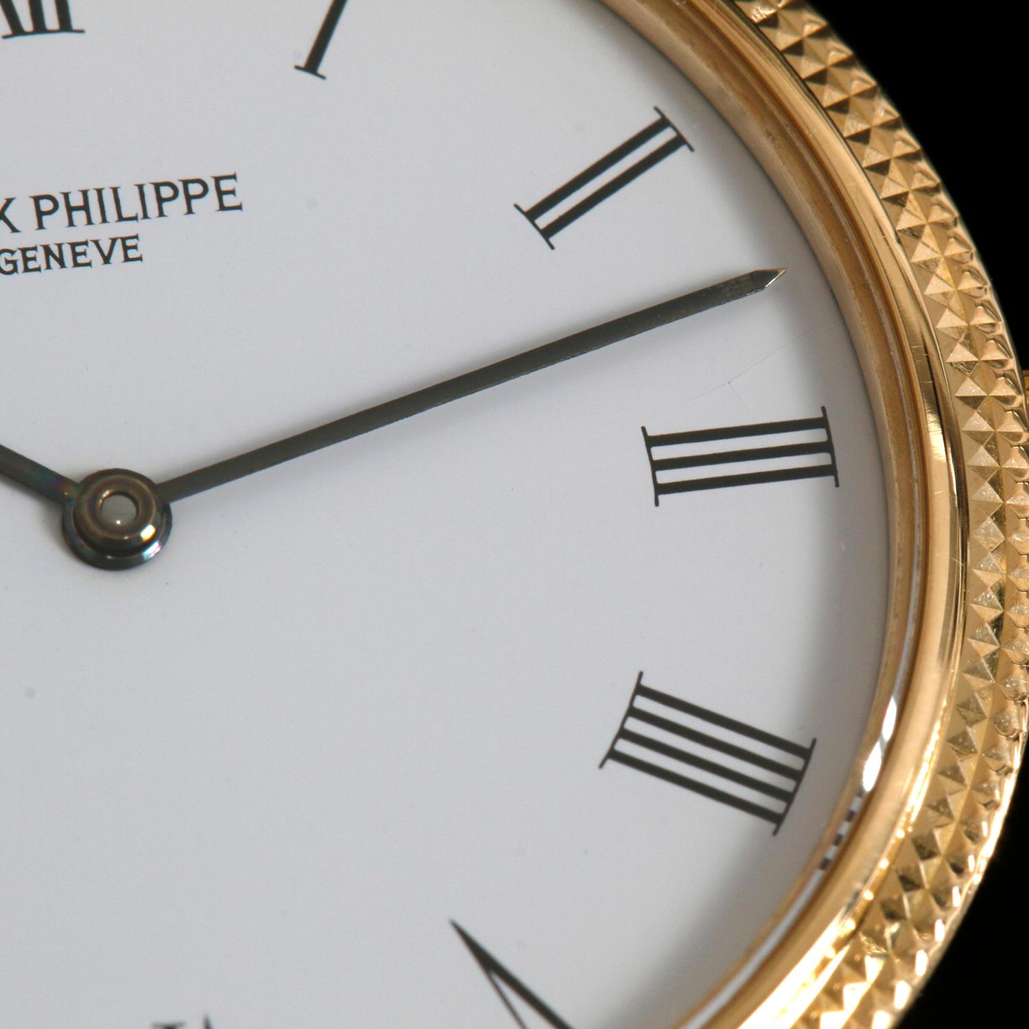 Women's or Men's Patek Philippe Calatrava 18k Yellow Gold Men's Watch 3954
