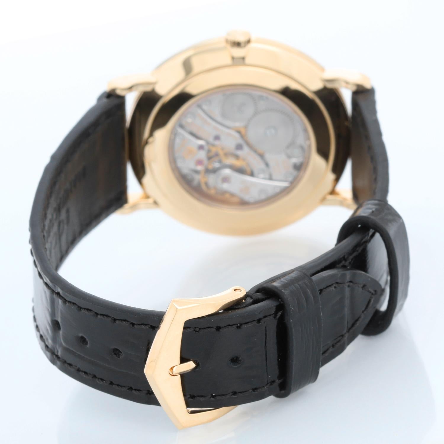 Patek Philippe Calatrava 18k Yellow Gold Men's Watch  5119-J (or 5119J-001) In Excellent Condition In Dallas, TX