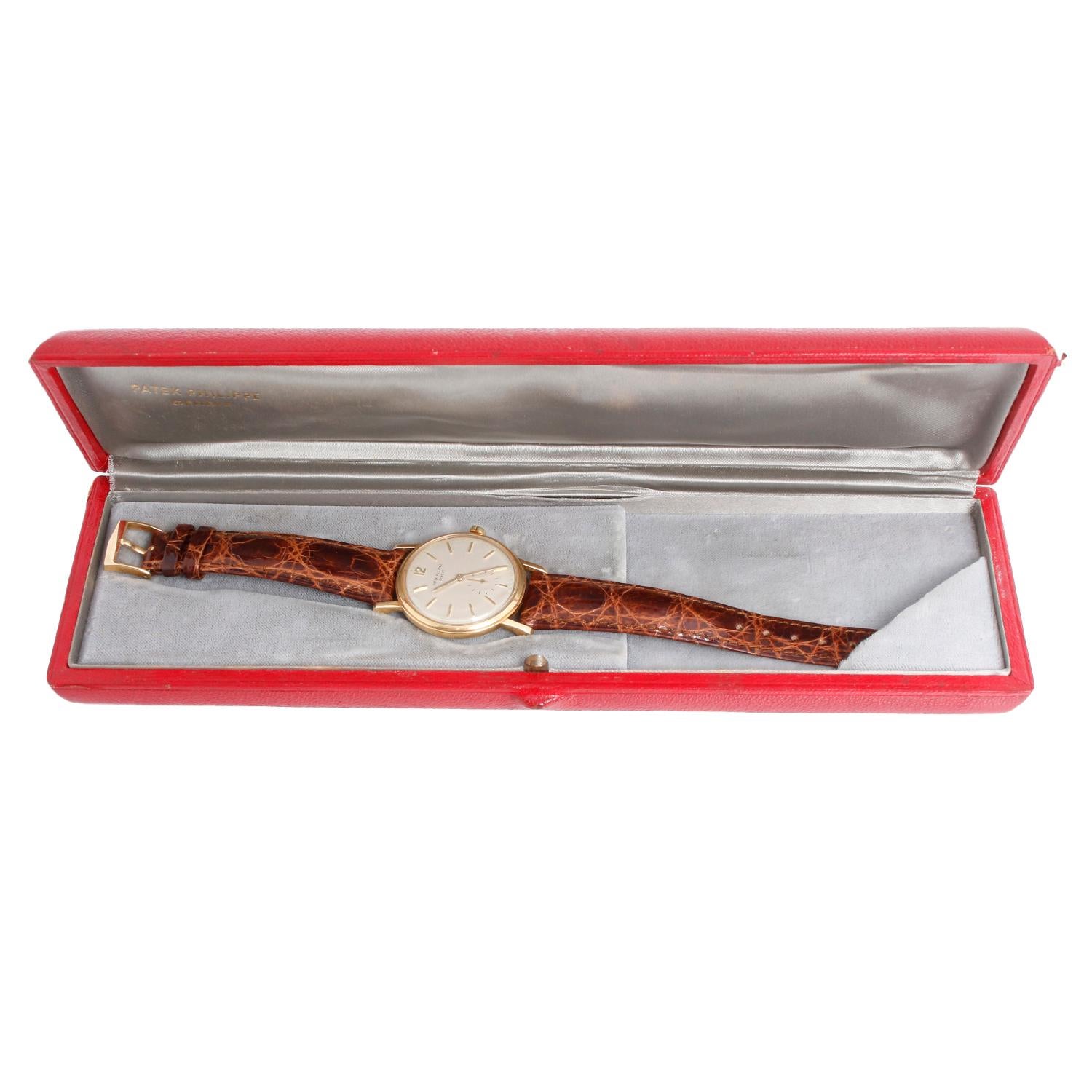 Patek Philippe Calatrava 18k Yellow Gold Men's Watch Ref. 3435 For Sale 5