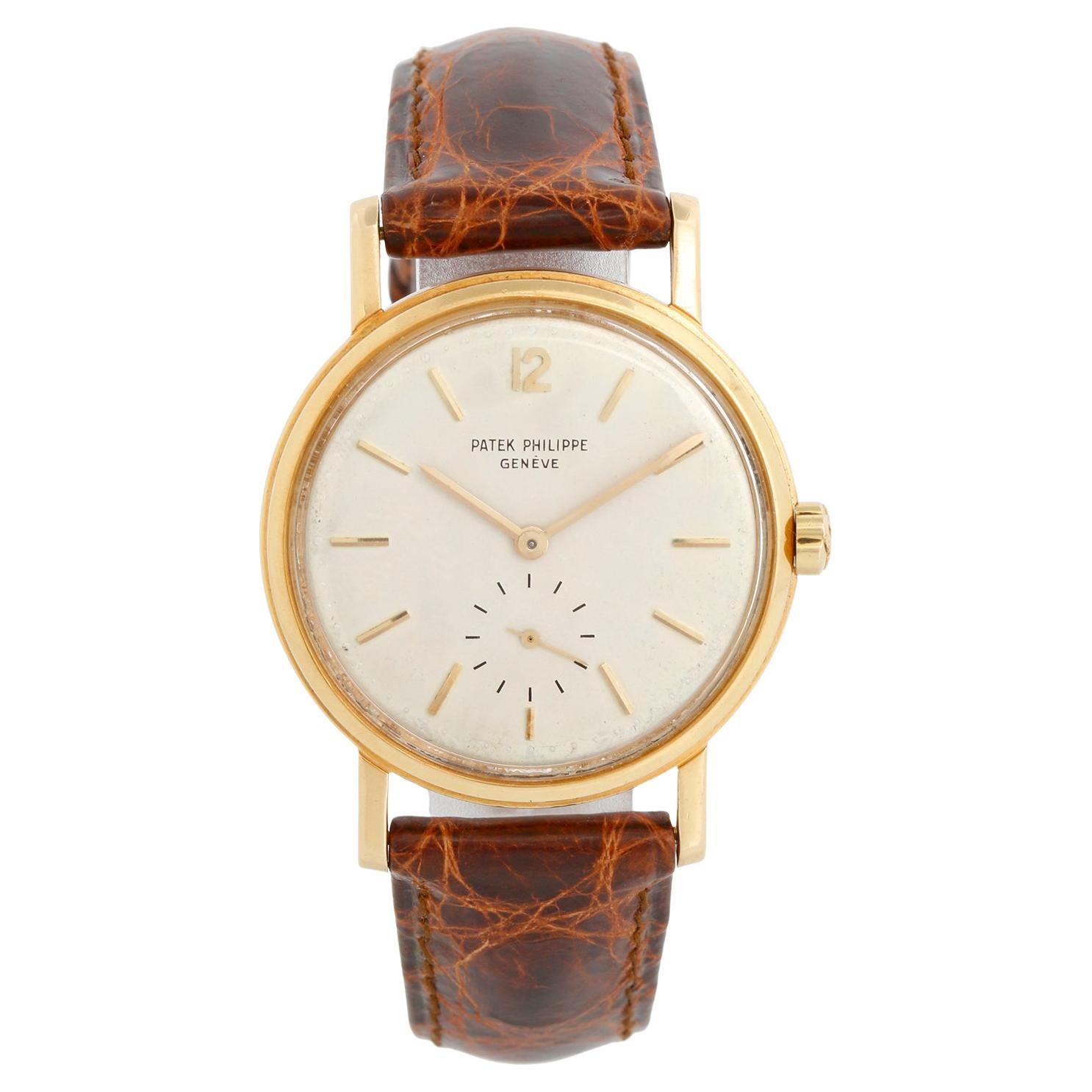 Patek Philippe Calatrava 18k Yellow Gold Men's Watch Ref. 3435