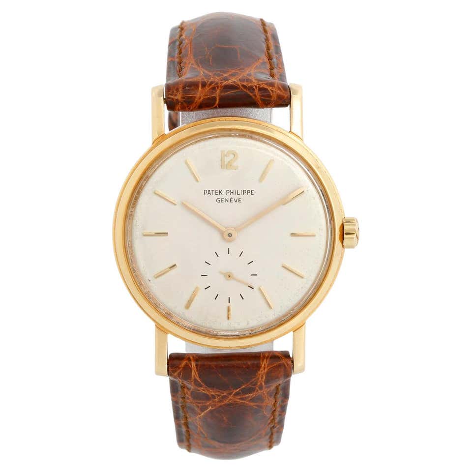 Patek Philippe Ref 96 Calatrava Vintage 1945 Yellow Gold Mechanical ...