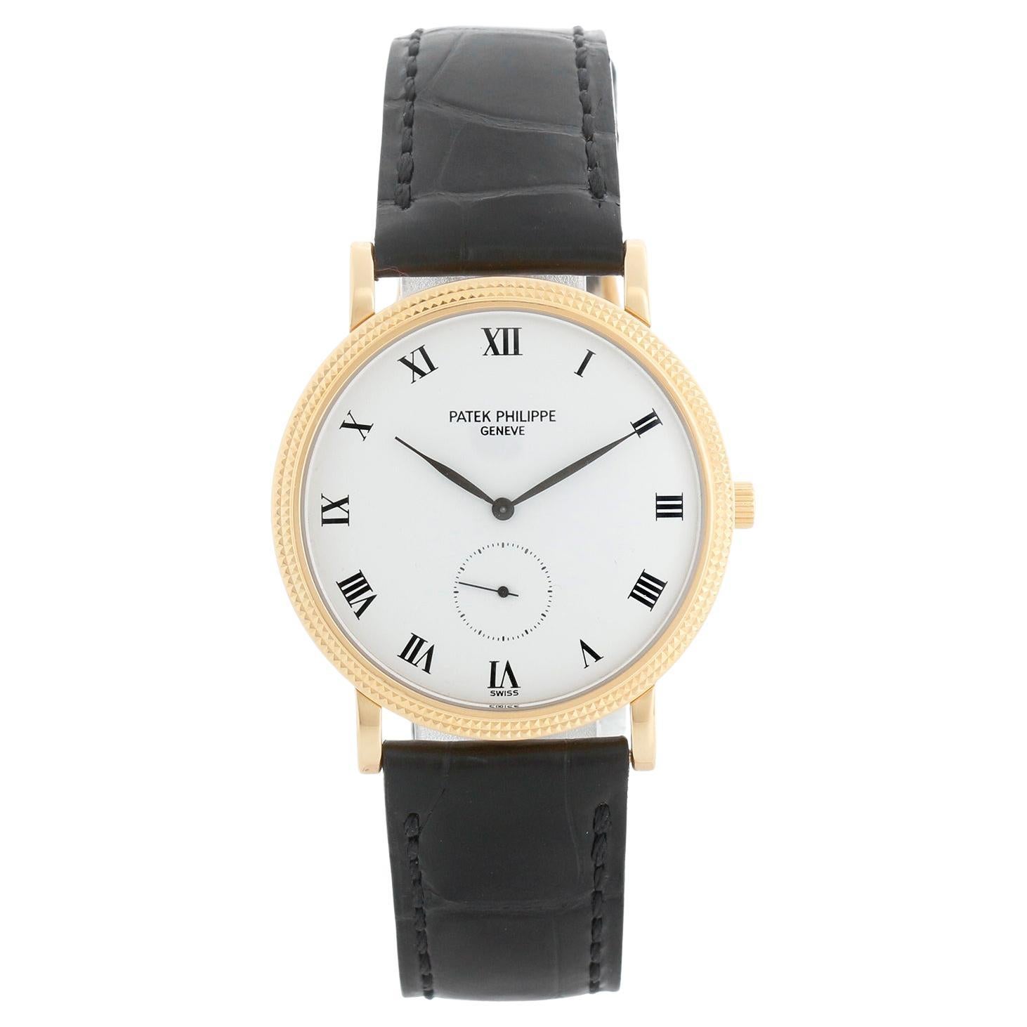 Patek Philippe Calatrava 18k Yellow Gold Men's Watch  Ref 3919