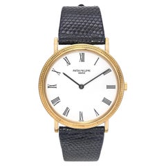 Patek Philippe Calatrava 18K Yellow Gold Quartz Men’s Watch Ref. 3954 Patek Philippe Calatrava 18K Yellow Gold Quartz Men’s Watch Ref. 3954
