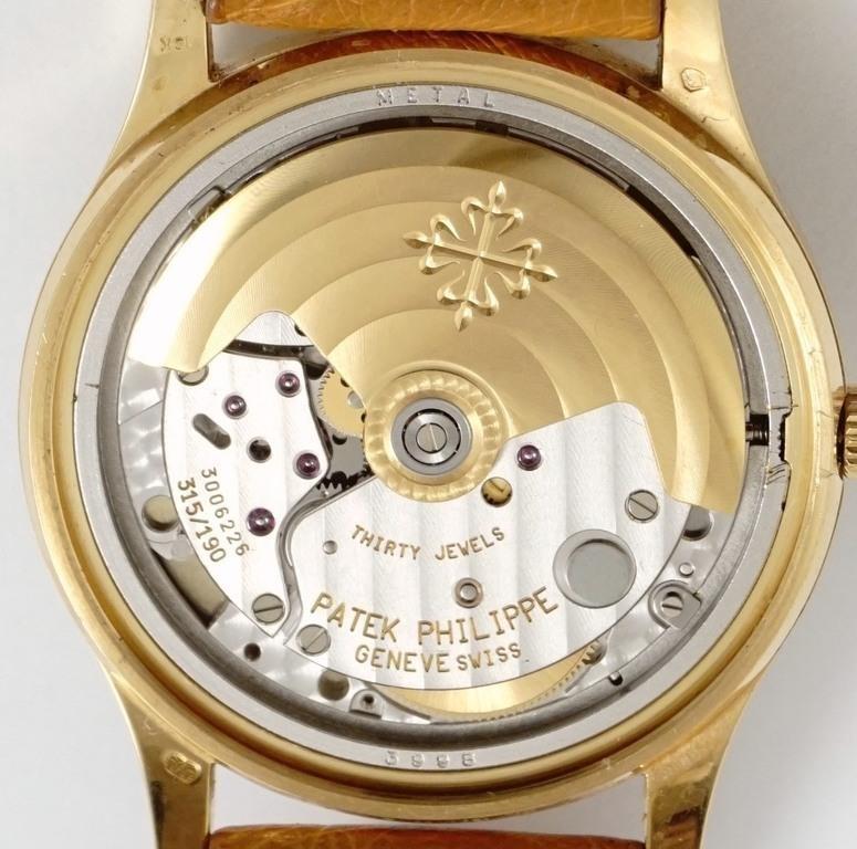 patek philippe calatrava 18k gold watch