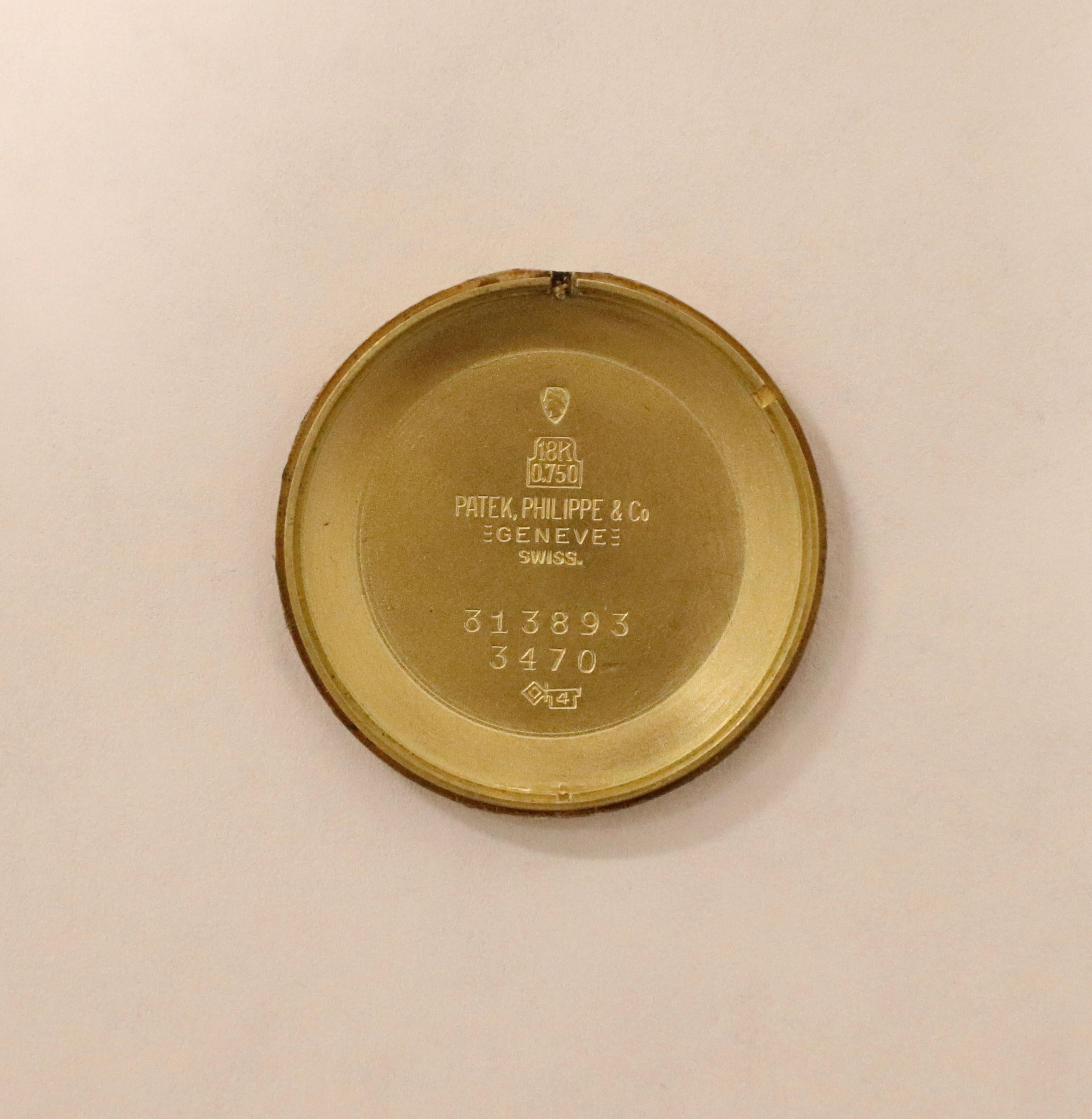 Patek Philippe Calatrava 18 Karat Yellow Gold Reference 3470 Watch 7