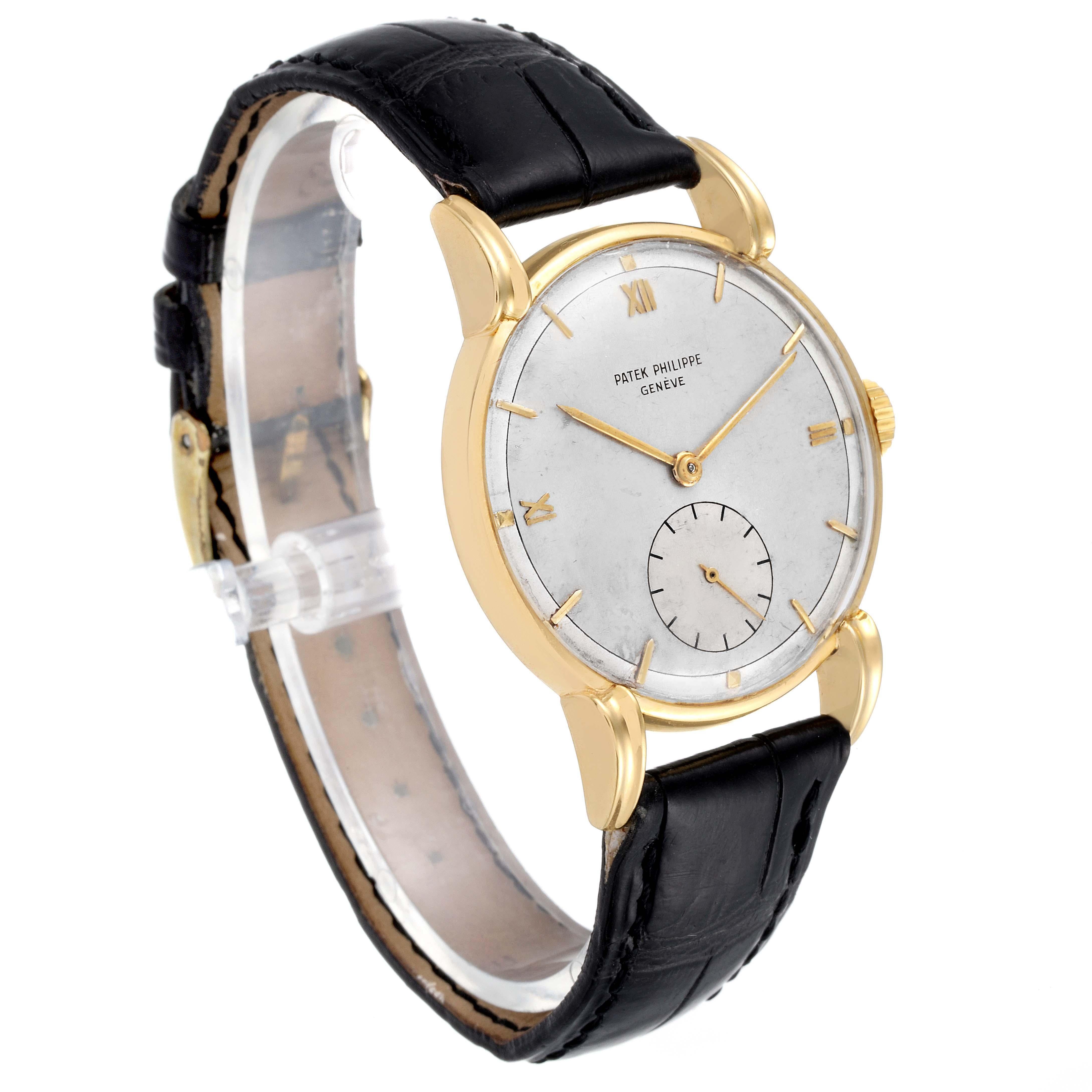 Patek Philippe Calatrava 18K Gelbgold Vintage Herrenuhr 2430 im Angebot 1
