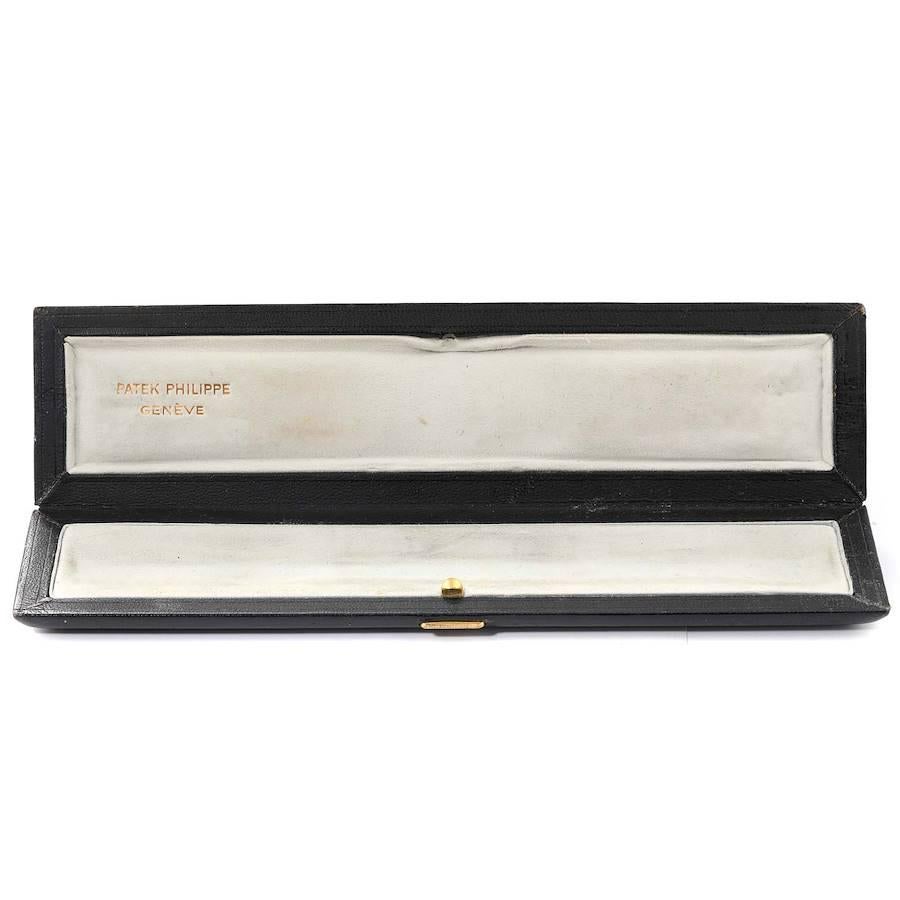 Patek Philippe Calatrava 18k Gelbgold Vintage Herrenuhr 3425 im Angebot 8