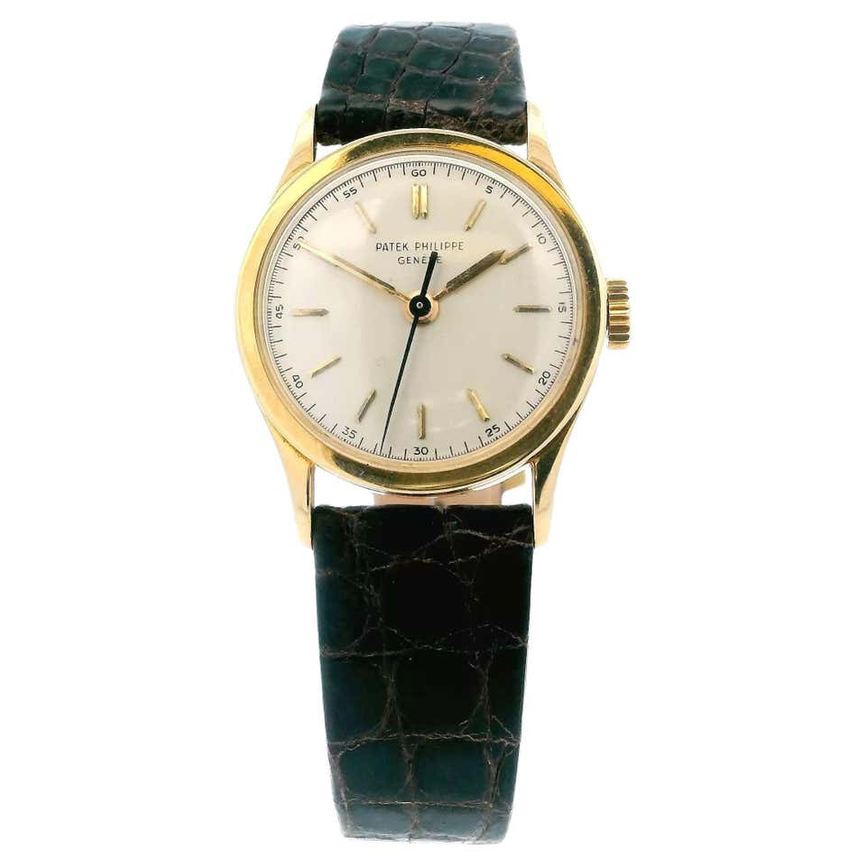 Patek Philippe Ref 96 Calatrava Vintage 1945 Yellow Gold Mechanical ...