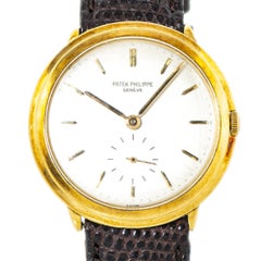 Patek Philippe Calatrava 2501/0 Or jaune 18 carats:: cadran argenté