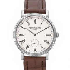 Patek Philippe Calatrava 31mm 18K White Gold Gray Dial Unisex Watch 7119G-001