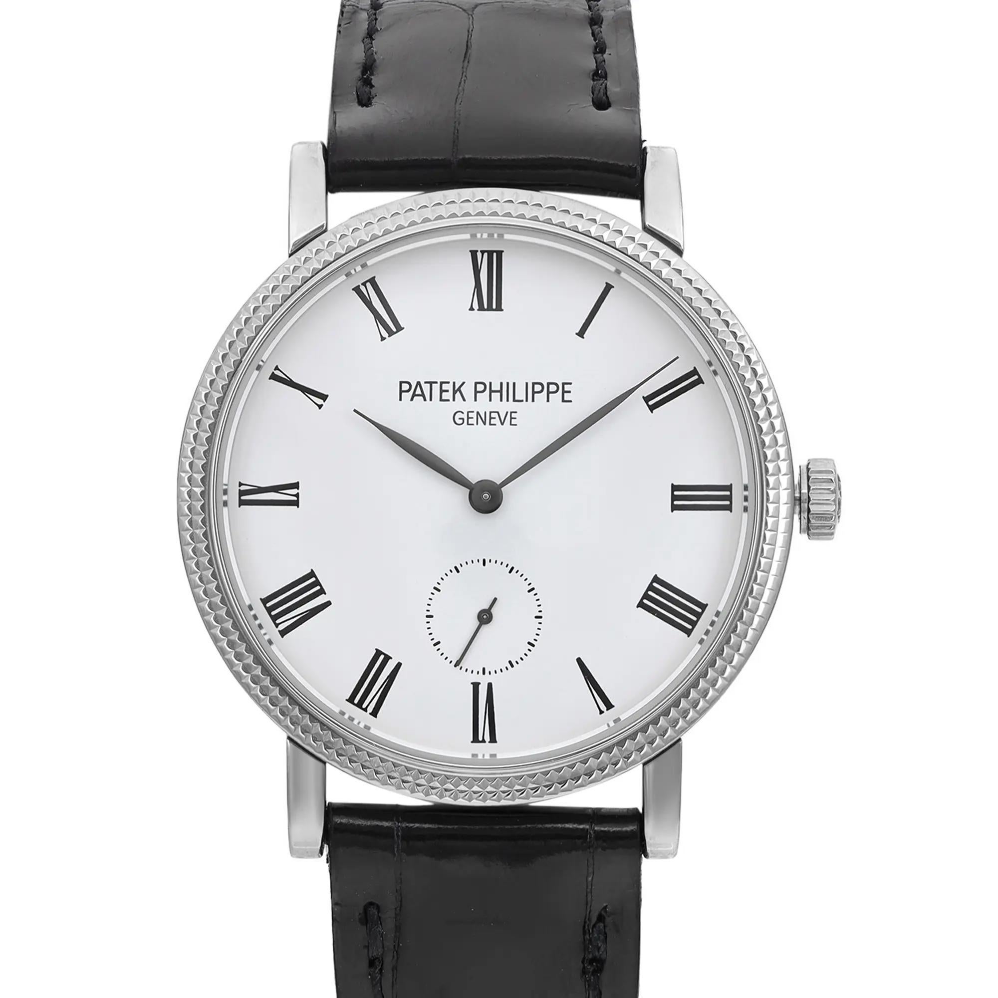 Usato in ottime condizioni. Senza scatola e documenti originali, viene fornito con la scatola del cronostore.

Informazioni generali

Marchio: Patek Philippe

Model: Calatrava

Model No.: 7119G-010

Tipo: Orologio da polso

Reparto: Unisex