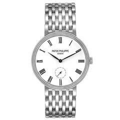 Patek Philippe Calatrava 31mm White Gold Ladies Watch 7119