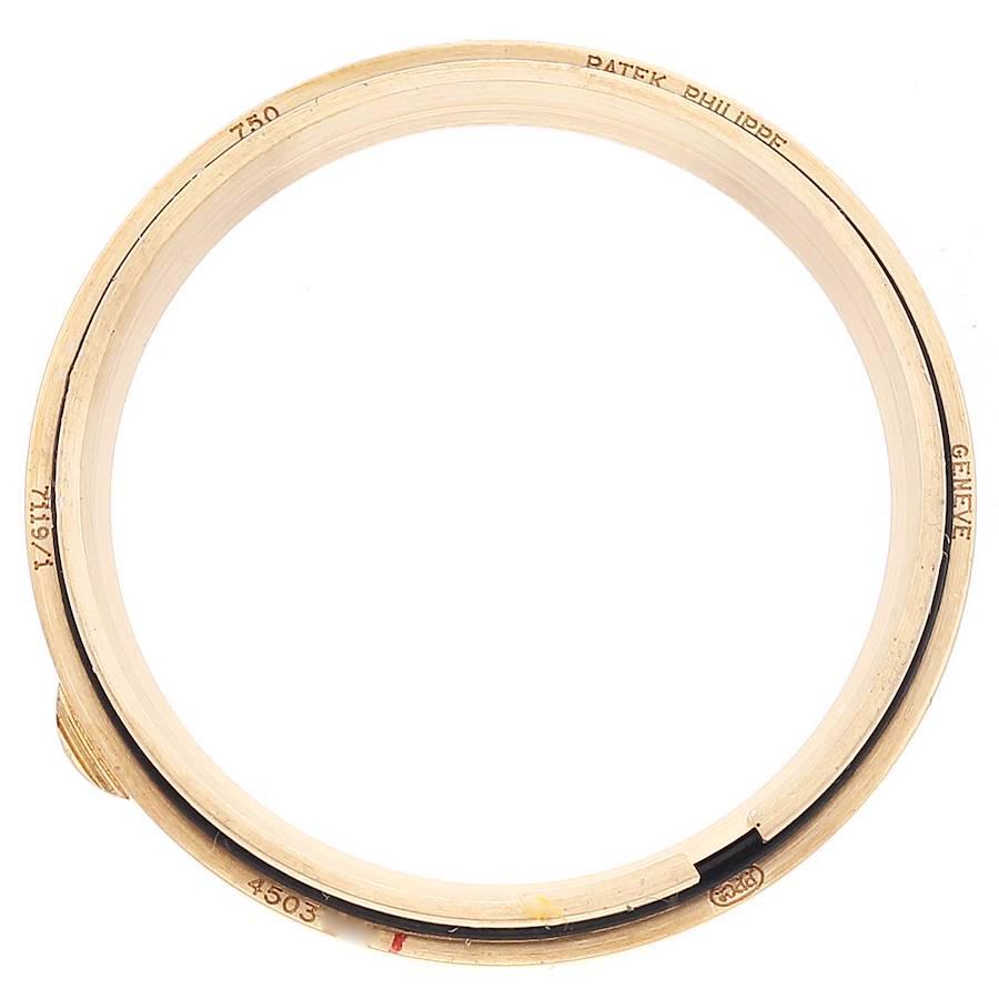 Damenuhr 7119 von Patek Philippe Calatrava aus Gelbgold im Angebot 4