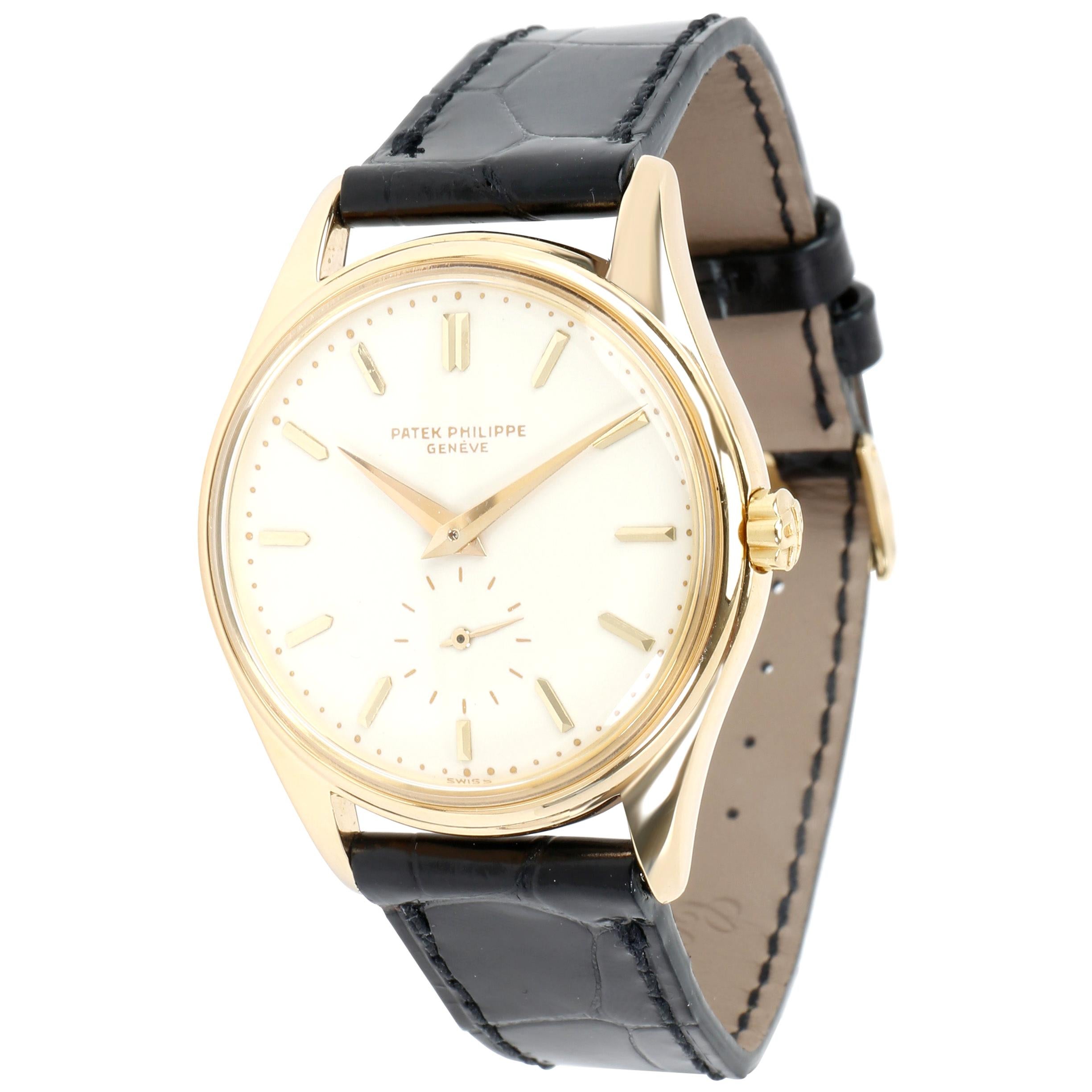 Patek Philippe Calatrava 3428 Men's Watch in 18 Karat Yellow Gold