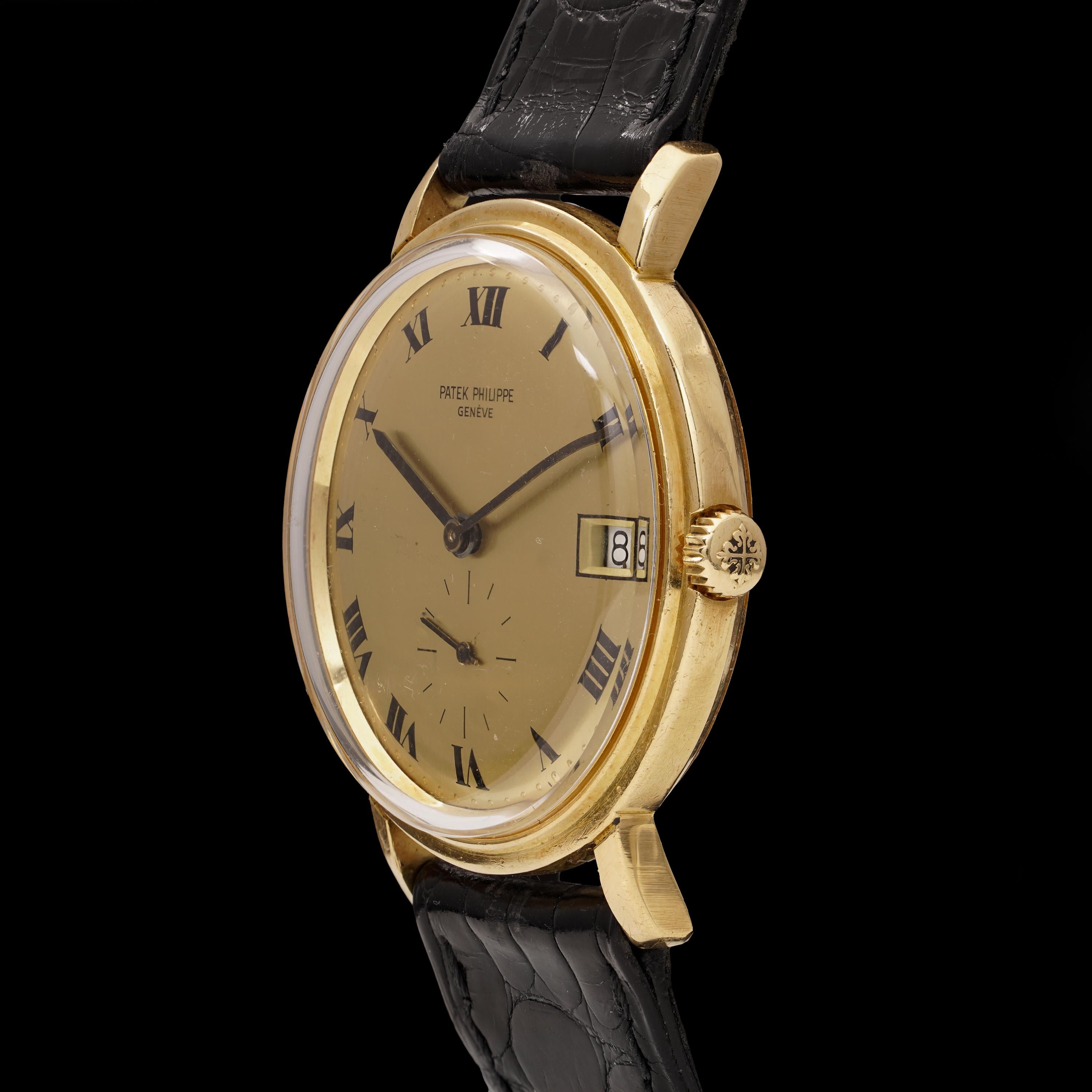 Patek Philippe - Calatrava - 3445 - 1971 - 18KT Gold Automatic, with papers. For Sale 1