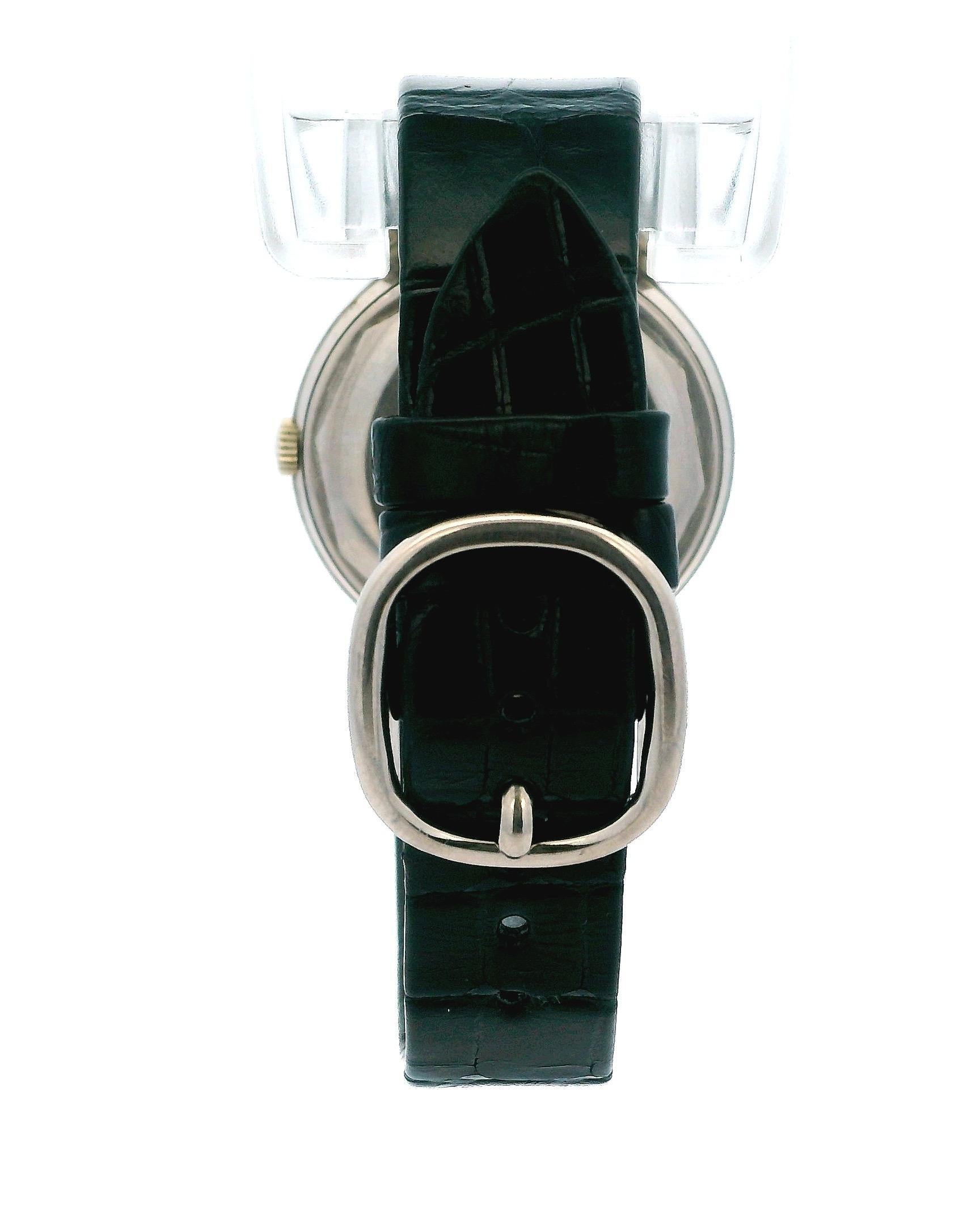Patek Philippe Calatrava 3445G 18K White Gold Watch For Sale 1